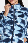 Zivame Soft Snuggles Fur Fabric Loungewear Set - Medieval Blue — thumbnail 5